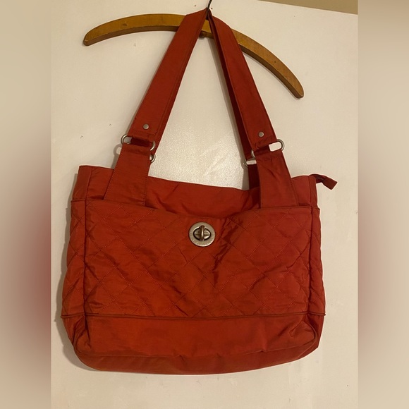 Baggallini Quilted Burnt Orange Purse/Crossbody - Picture 1 of 11